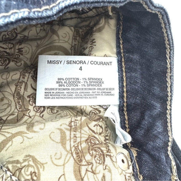 Nine West Vintage America Straight Leg Jeans 4 - Picture 4 of 6